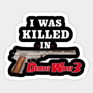 Death Wish 3 Sticker